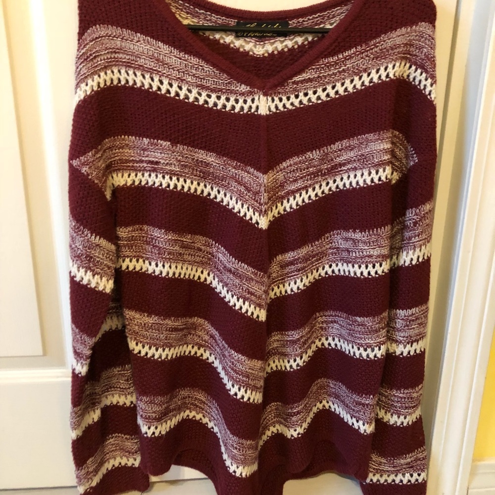 stripped sweater